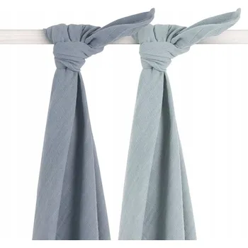 Prostěradlo Jollein bambusové zavinovačky 115 x 115 cm Ash Green