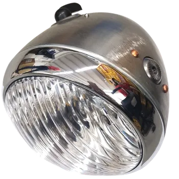 Hrnec Lampa přední MALÁ 135 mm - hrnec bez povrchové úpravy s chromovaným rámečkem Jawa SPECIAL (kompletní)