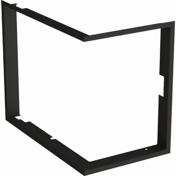 Krbová vložka BEF Home s.r.o. BEF HOME Zazdívací rámeček 1x90° hloubka 80mm, černý, BeF Feel (V) 6 CP/CL