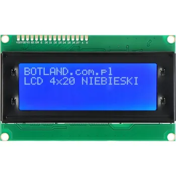LCD displej justPi 4x20 modrý podsvit
