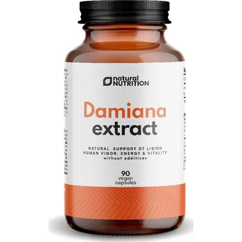 Natural Nutrition Damiana extrakt kapsle 90 caps.