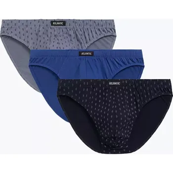 Slipy 3-PACK Slipy męskie Sport Atlantic šedá 3240452