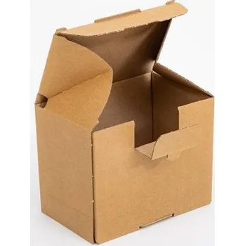 Obalový materiál Poštovní kartonová krabice 132x84x102 mm vnitřní 3VVL E 390g/m2 hnědá - paleta 5400 ks