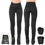 Dámské moto legíny W-TEC Noposum s aramidem - černá, S prodloužená délka