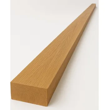 Dřevo Dubová fošna hraněná 55 x 200 mm Délka: 200 cm