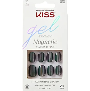 Kiss My Face Gel Fantasy Magnetic Nails - Gelové nehty ( 28 ks )