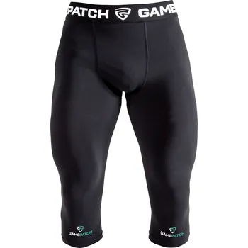 GAMEPATCH 3/4 COMPRESSION TIGHTS BLACK Velikost: 150 cm