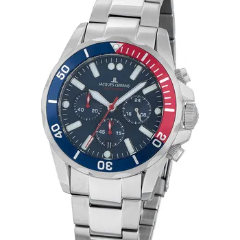 Hodinky Jacques Lemans 1-2091G Liverpool chrono 44mm 20ATM