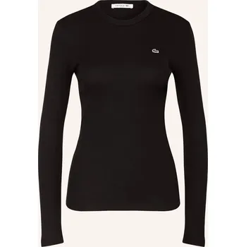 Lacoste Dámské Tričko S Dlouhým Rukávem, černá, 34