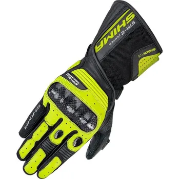 Moto rukavice Rukavice na motorku Shima STR-2 Vent fluo žluté M