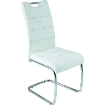 Jídelní židle Jídelní židle Flora, bílá ekokůže