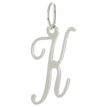 Přívěsek Přívěšek z bílého zlata písmeno K ZZ0927KBF