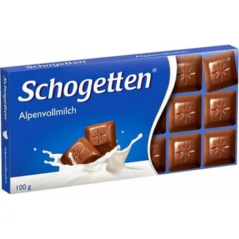 Čokoláda Ludwig Schocolade Schogetten Mléčná čokoláda z alpského mléka 100g 100g