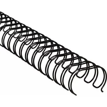 Vázací hřbet Drátěné hřbety Fellowes 3:1, 6 mm, černé, 100 ks