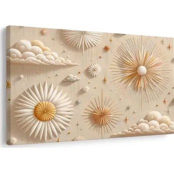 Obraz Dovido Obraz hvězdné nebe a slunce