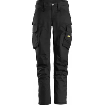 montérky Pracovní kalhoty AllroundWork Stretch bez kolenních kapes dámské černé Snickers Workwear Velikost: 36