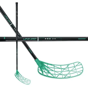 Florbalová hůl UNIHOC EVOLITE PRO FL 29 black/turq OVAL