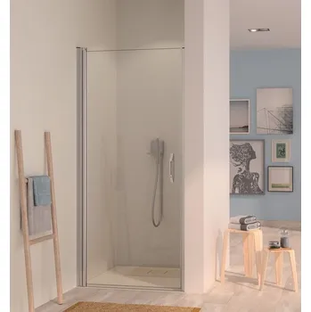 Sprchové dveře EBS Urbanis Pantové jednokřídlé dveře 70 cm, stříbrná lesk/čiré sklo