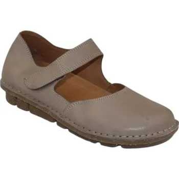 Dámské sandále Santé AZ/303 dámské kožené sandály s plnou špicí béžová Barva: Béžová, Velikost: 38