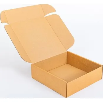 Obalový materiál Poštovní kartonová krabice 320x320x100 mm 3VVL B 450g/m2 hnědá kraftliner - paleta 620 ks