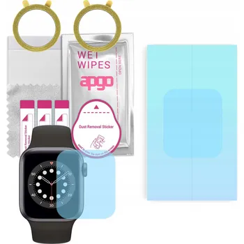 2x Hydrogelová ochranná Fólie apgo HD HQ FLEX pro Apple Watch 6 (40 mm)