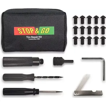 Sada na opravu pneumatiky A Opravná sada na lepení bezdušových pneu STOP & GO POCKET TIRE PLUGGER (Oprava bezdušových pneumatik )