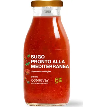 Omáčka Cherry sicilská rajčatová omáčka Mediterranea BIO - VEGAN - Convivia 250g