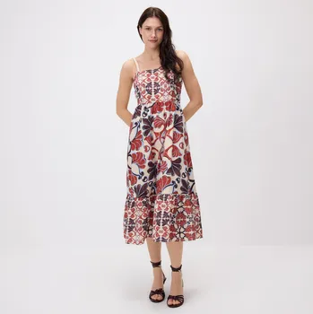 Dámské šaty Reserved - Šaty se vzorem - tělová - 748II-02X - 748II-02X-XS