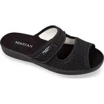 Dámské zdravotní pantofle Flexi černé na vysoký nárt - 37