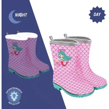 Dívčí holínky PERLETTI Dětské reflexní holínky COOL KIDS Mořská Víla, 15586 28/29