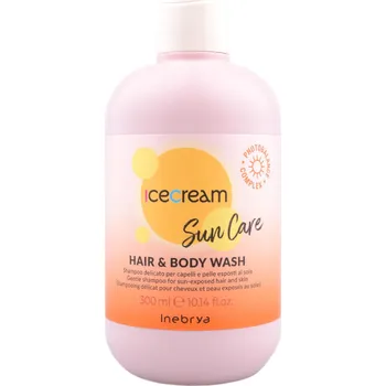 Šampon Šampon na vlasy a pokožku vystavené slunci Inebrya Ice Cream Sun Care Hair a Body Wash - 300 ml + dárek zdarma