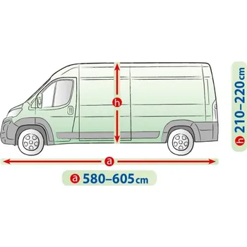 Plachta na motorové vozidlo Kegel-Blazusiak Autoplachta Mobile Garage van 600 (L3H2)
