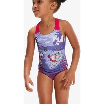 Chlapecké plavky SPEEDO Girls LTS Printed Racerback 5YRS 536131