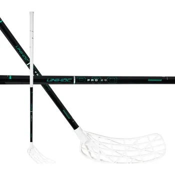 Florbalová hůl UNIHOC EVOLITE PRO FL 26 white/turq SLIM 104cm L-25