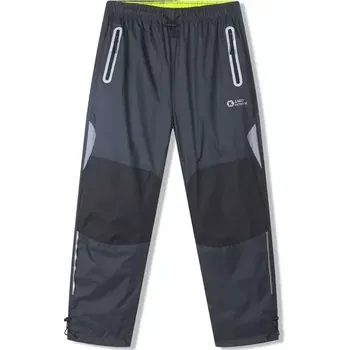 Chlapecké kalhoty Dětské šusťákové kalhoty Kugo SK7752, tmavě šedé (dětské jarní, podzimní šusťákové kalhoty)