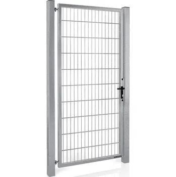 Plot Jednokřídlá branka BRAVO 2D pozinkvaná 1000/1400 mm | výplň svařovaný 2D panel | drát 5,0 mm