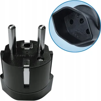 Bezpečnostní kamera 3kolíková zástrčka adaptéru