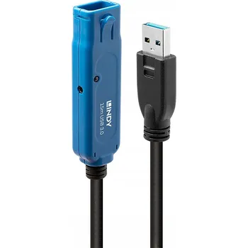 Datový kabel Lindy 43229 USB kabel 15m USB A černý