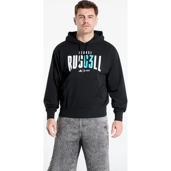 Pánská mikina Mikina adidas Mercedes - AMG Petronas Formula One Team George Russell Hood Black XL