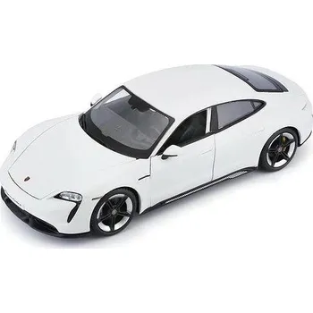 Welly Porsche Taycan Turbo S 1:24 krémová
