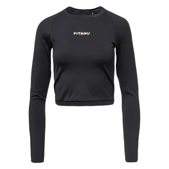 Dámské tričko Dámské Tričko s dlouhým rukávem FITANU FOLLY W M000267960 – Černá L