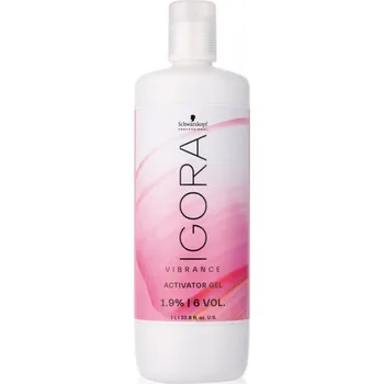 Barva na vlasy Schwarzkopf Professional IGORA Vibrance aktivační emulze s gelovou texturou 1,9% / 6 Vol. 1000 ml