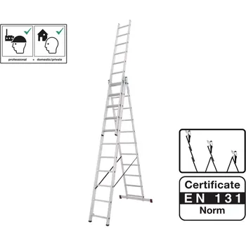 Žebřík KRAUSE žebřík 3*11 univerzální 310/475/645cm 10.66-3-11-KR
