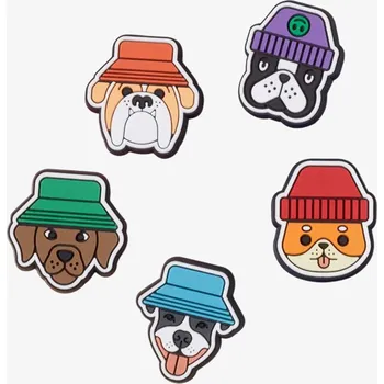 Pánské ponožky CROCS Dogs in Hats 5 Pack NS 1101235