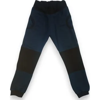 dosupliku Dětské tepláky s dvojitými koleny - modrá 104 užší