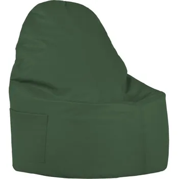 Sedací pytel Křeslo Porto ekokůže tmavě zelené
