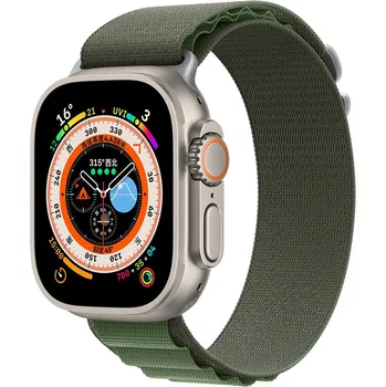 DEVIA Řemínek Apple Watch 42 / 44 / 45 / 49mm Sport 5 nylon zelený