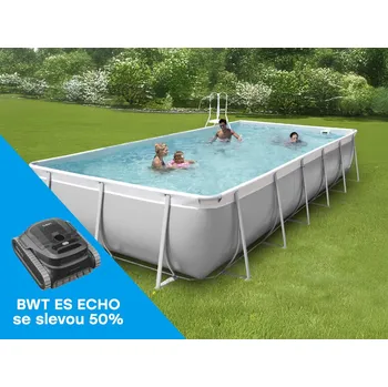Bazén Technypools AKCE: bazénový set NIAGARA 650 (šedá) + BWT ES ECHO