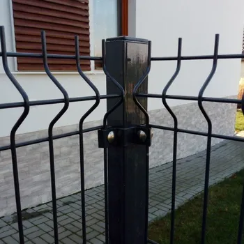 Plotový sloupek Plotový sloupek BRAVO poplastovaný 2600 mm bez předvrtaných otvorů | obdélníkový profil 60 × 40 mm | antracitová šedá RAL 7016