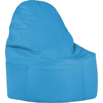 Sedací pytel Křeslo Porto ekokůže světle modré